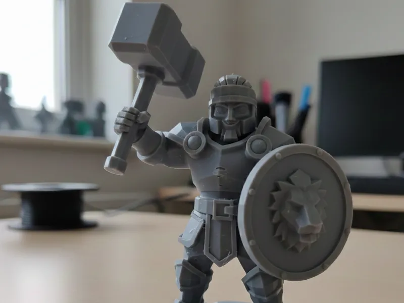 Stylized Paladin (Easy FDM Print)