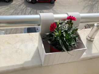 Flower pot for balcony