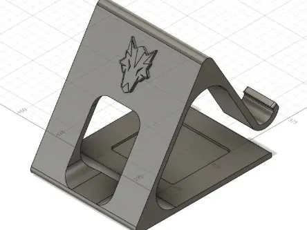 PhoneHolder with wolf amblem