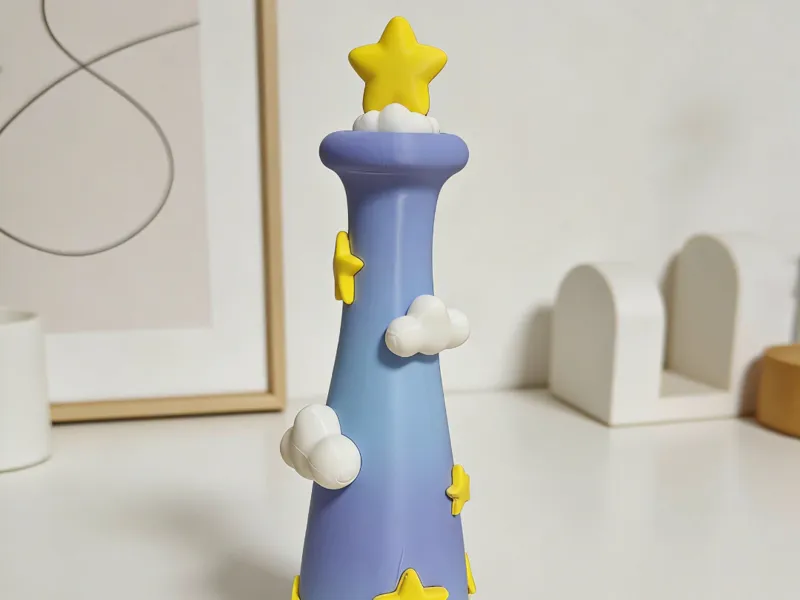 可爱星星花瓶拼豆笔底座