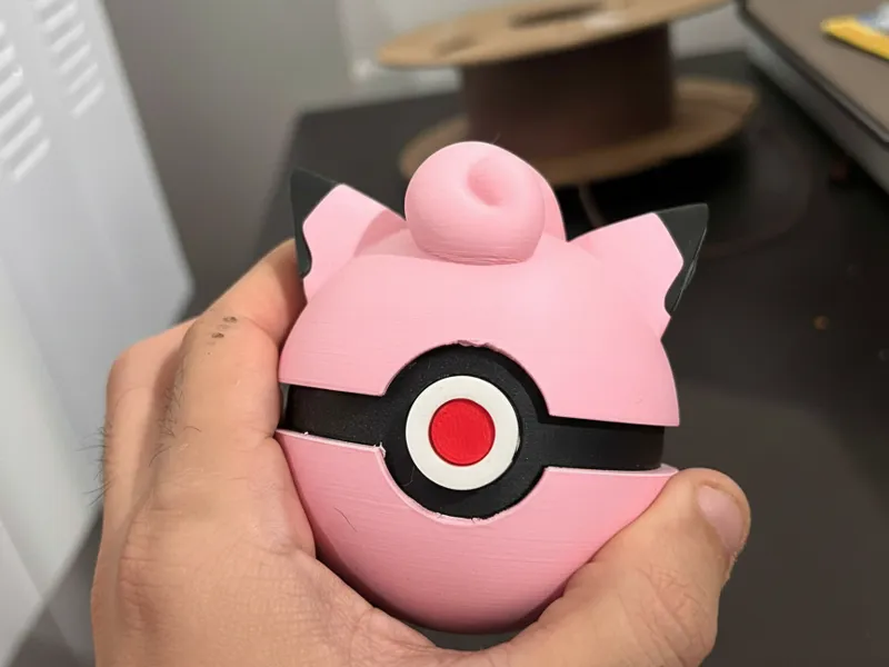 Clefairy Pokeball - Multipart