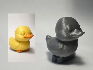 Cute Duck /Baby Duckling + Keychain 