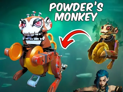 Powder's / Jinx Monkey from Arcane