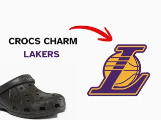 Lakers Crocs Charm