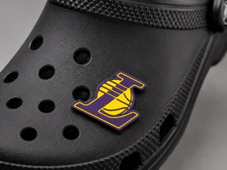 Lakers Crocs Charm