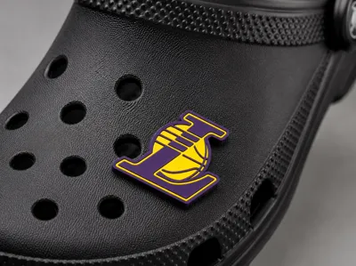 Lakers Crocs Charm