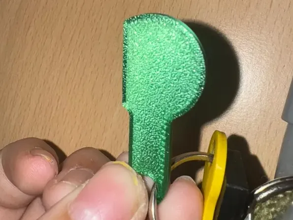 klíčenka na otevírání košíků