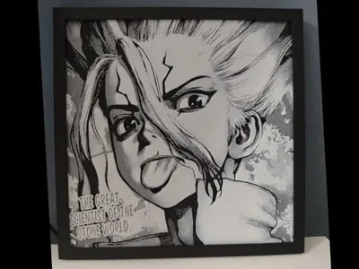 Senku Dr. Stone HueForge