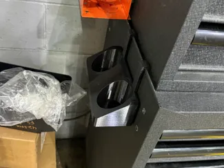 spray can holder for kobalt tool box