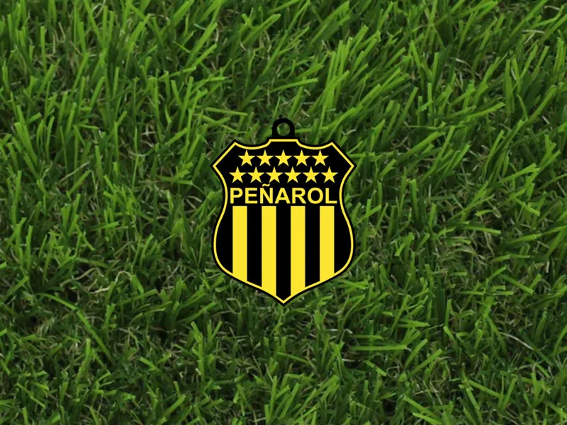 Llavero Escudo retro de peñarol
