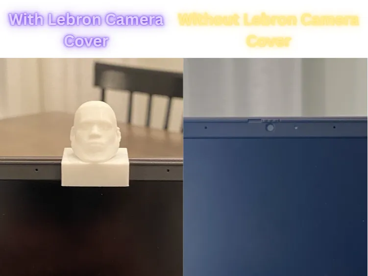 Lebron Face Laptop Camera Cover
