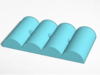 soap dish with drainage 