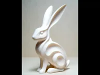 Statuette lapin design épuré — photo 1