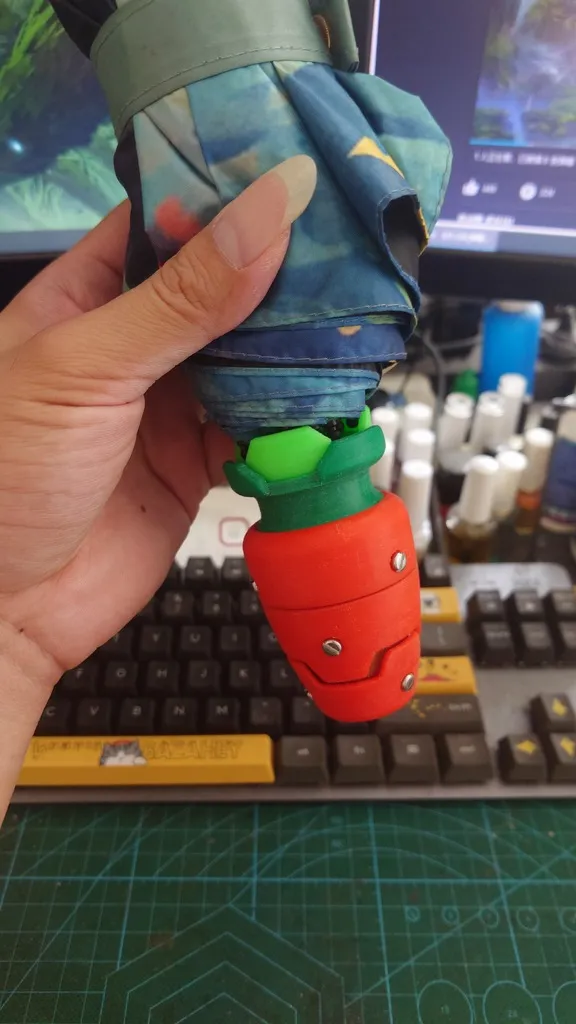 胡萝卜伞柄(浮游炮型)