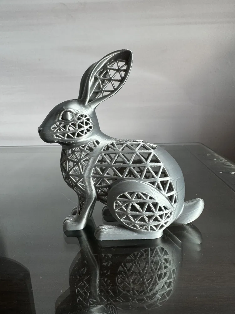 Filigree Rabbit - Free 3D Print Model - MakerWorld