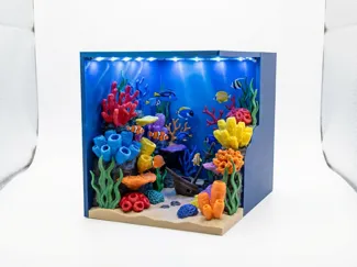 Underwater Coral Reef Book Nook