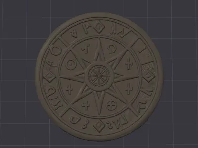 fantasy magic medallion