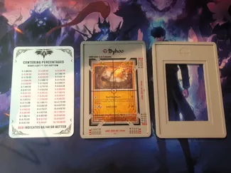 Zentrierungswerkzeug-Pokemon Karten