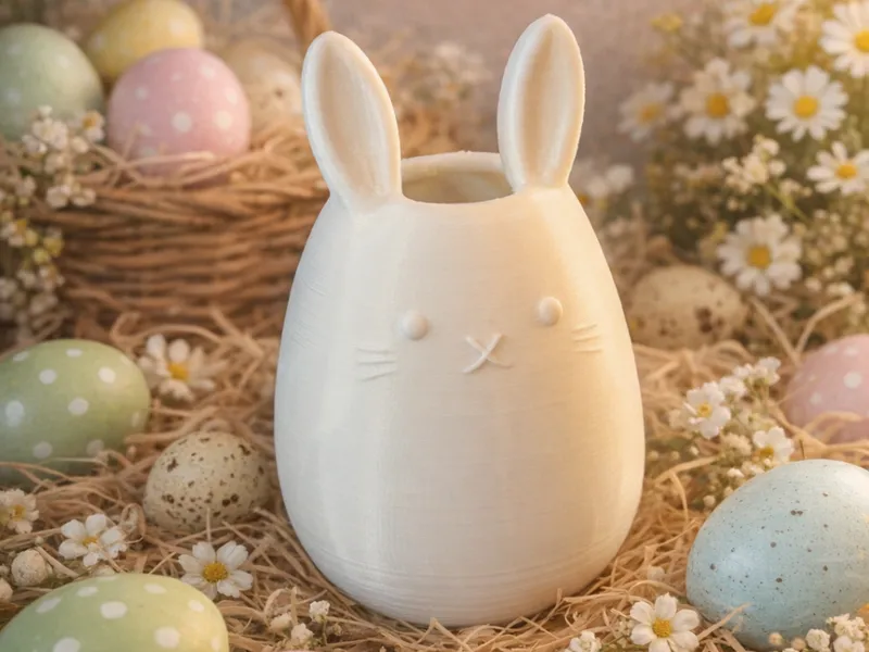 Niedliche Osterhasen Vase