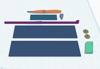 elastic band powered plane