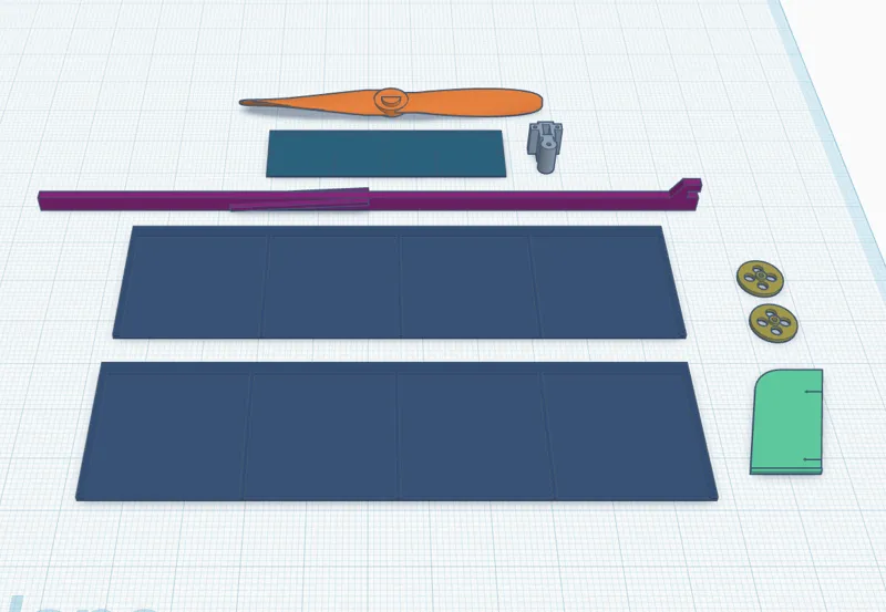 elastic band powered plane