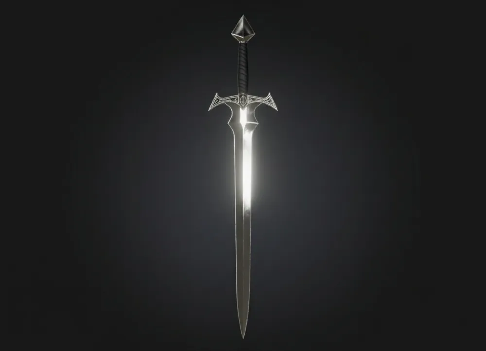 Medieval sword - Free 3D Print Model - MakerWorld