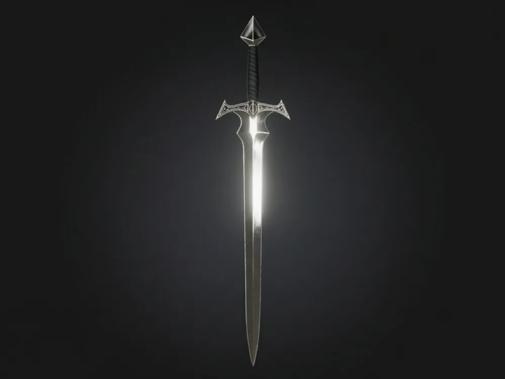 Medieval sword - Free 3D Print Model - MakerWorld