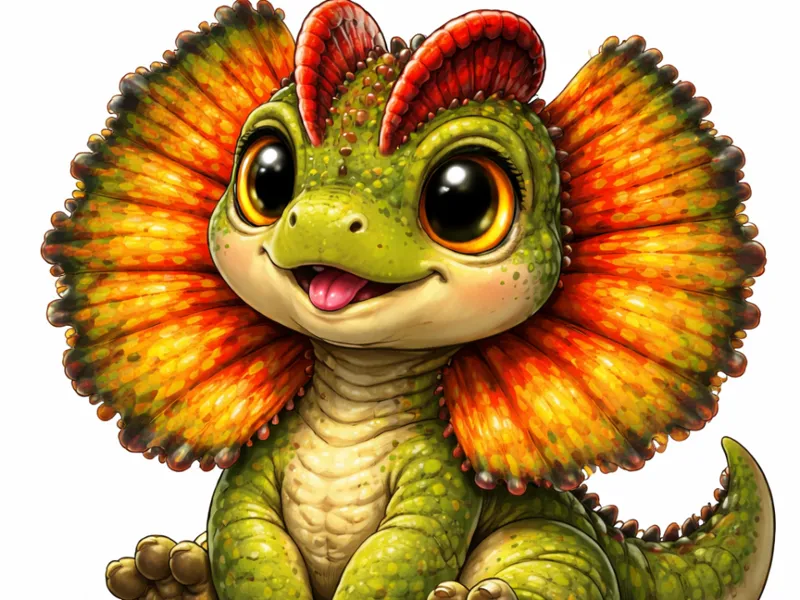 Baby Dilophosaurus