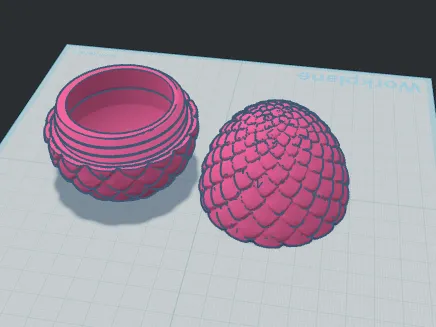 Twist&lock dragon egg - Free 3D Print Model - MakerWorld