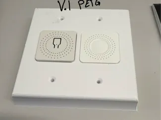 Mini-smart switch cover plate