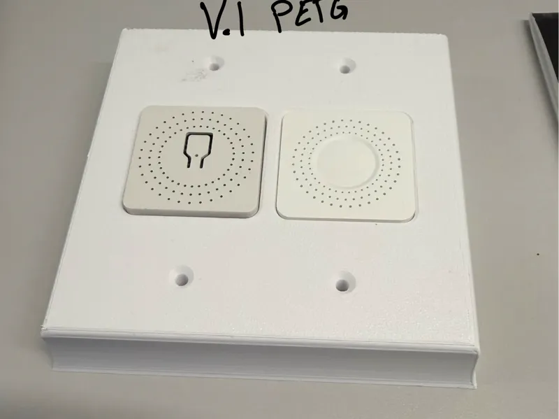 Mini-smart switch cover plate