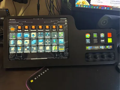 iPad and Stream Deck + Stand