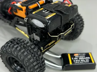 Front battery mount for the FMS FCX24M Tacoma