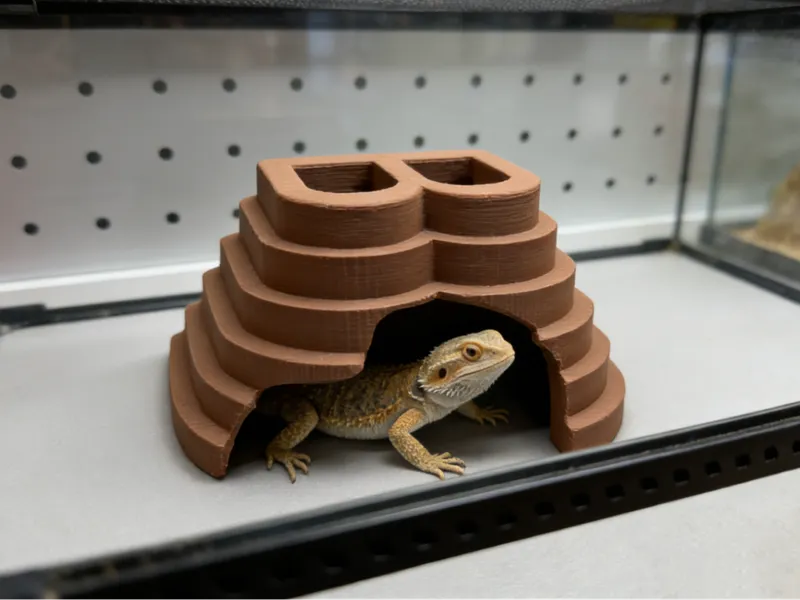 缸内造景 两栖动物 躲避屋 字母B造型