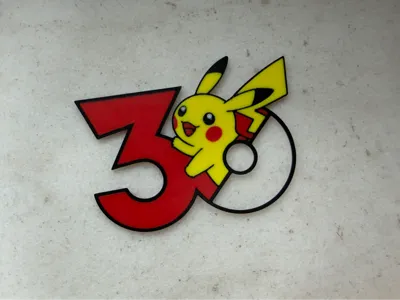 Pokemon 30th Anniversary Pikachu from “poketime”