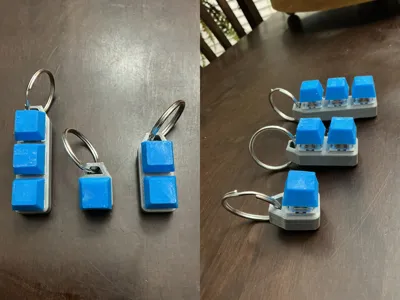 Mechanical Key Switch Fidget Clicker - 3 Sizes - Free 3D Print Model ...