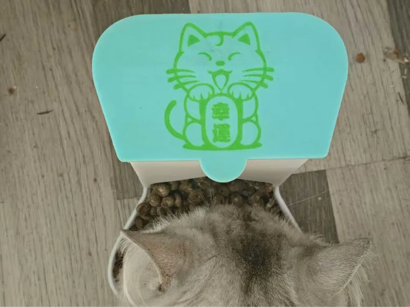 猫粮盆(可翻盖)