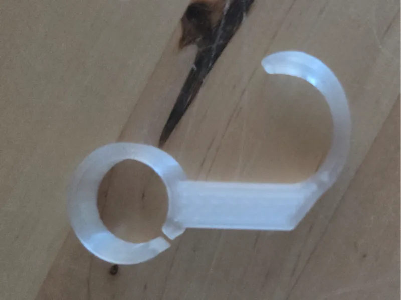 Haken mit Öffnung für schmale Stangen z.B Küche