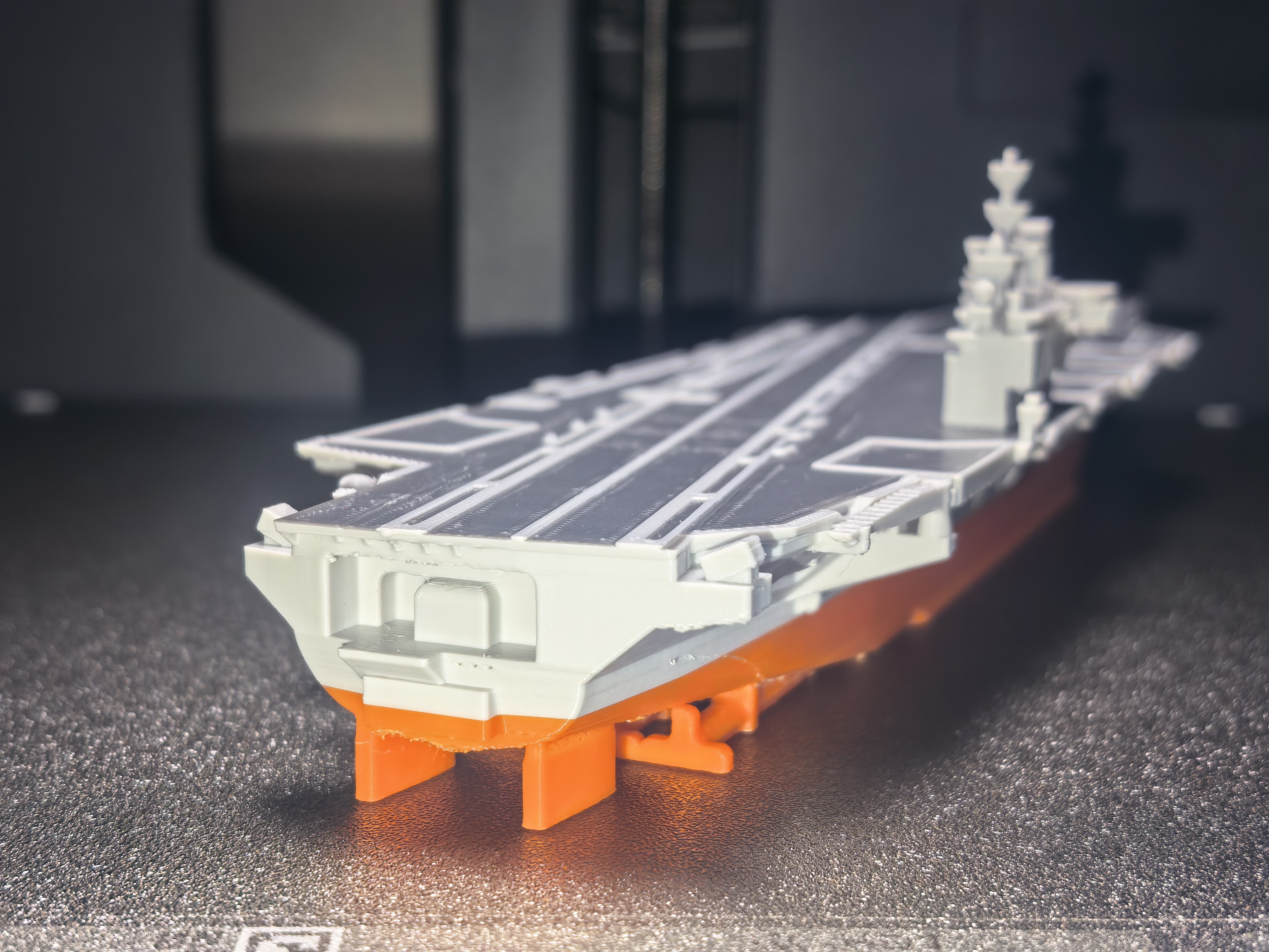 3Dプリント ロナルド・レーガン空母-多色一体プリント - 無料3Dモデル