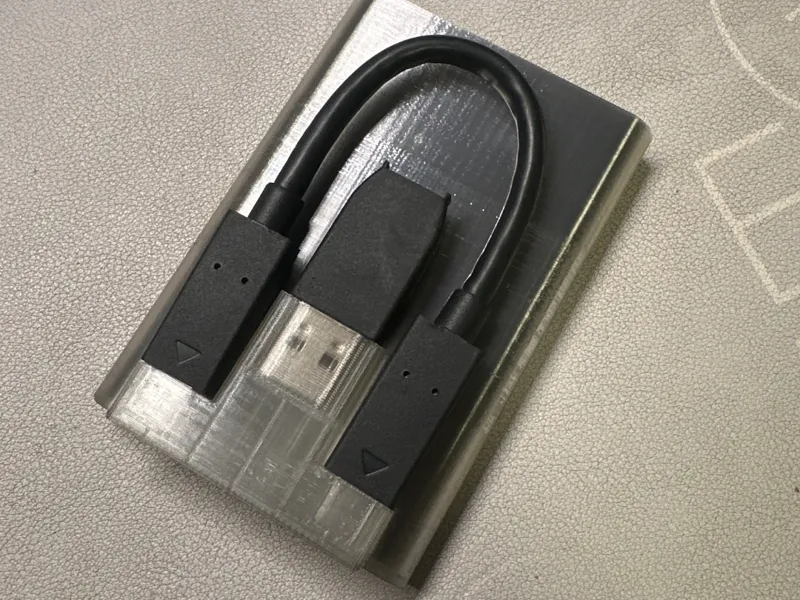 三星t7硬盘保护壳 含数据线收纳位