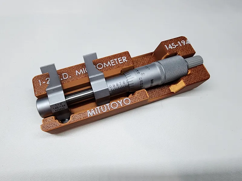 INSIDE Micrometer Gridfinity Tray