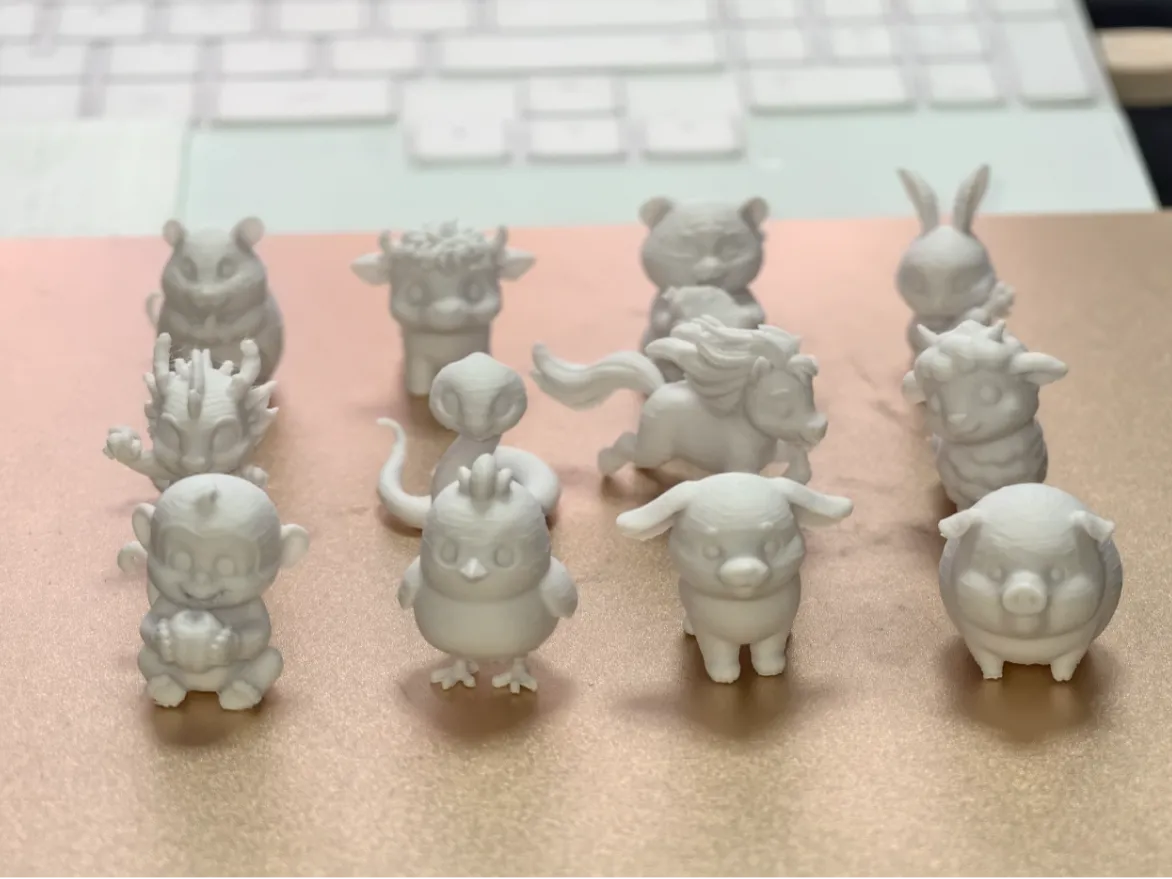 Chinese Zodiac animals cute Rat Ox Tiger Rabbit Dragon Snake Horse Goat ...