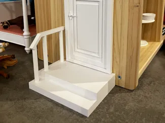 Ikea Flisat Puppenhaus Eingangspodest mit Geländer