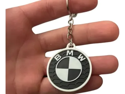 BMW logo keychain