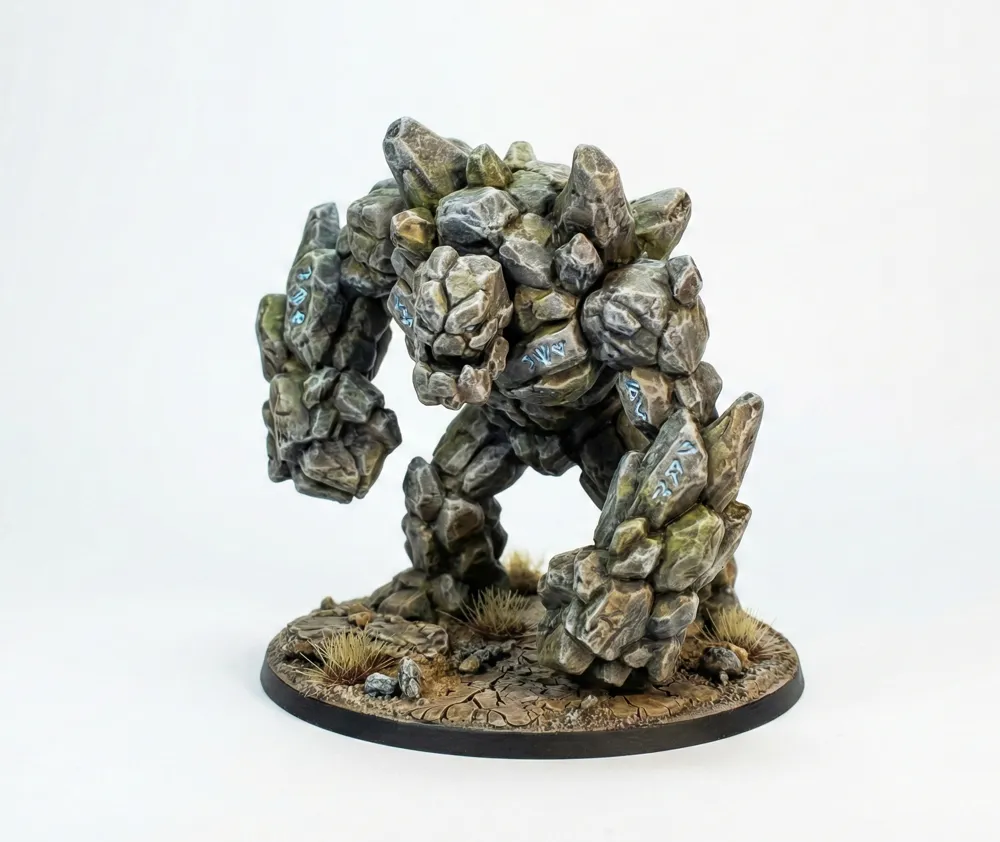 Runestone Sentinel - Stone Golem & Earth Elemental - Free 3D Print ...