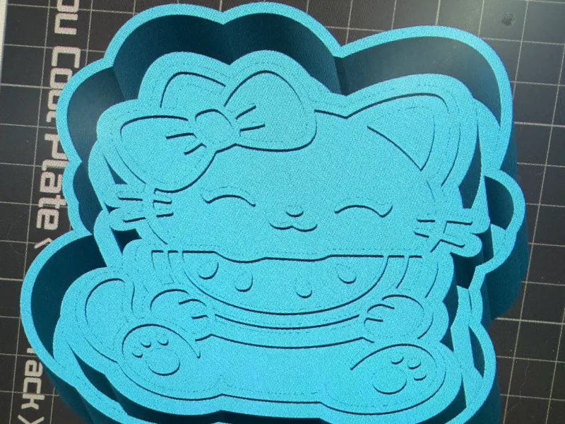 CAT EATING WATERMELON FRESHIE MOLD