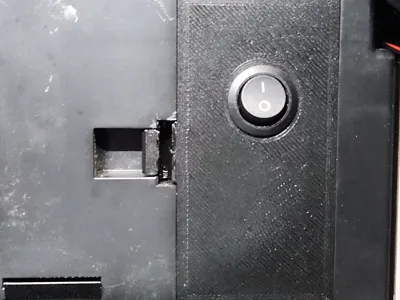 Flashforge AD5M AD5X LED Switch Plate filter door