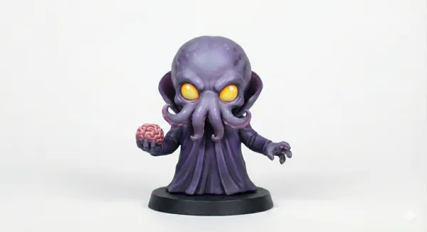 Figurine chibi créature à tentacules