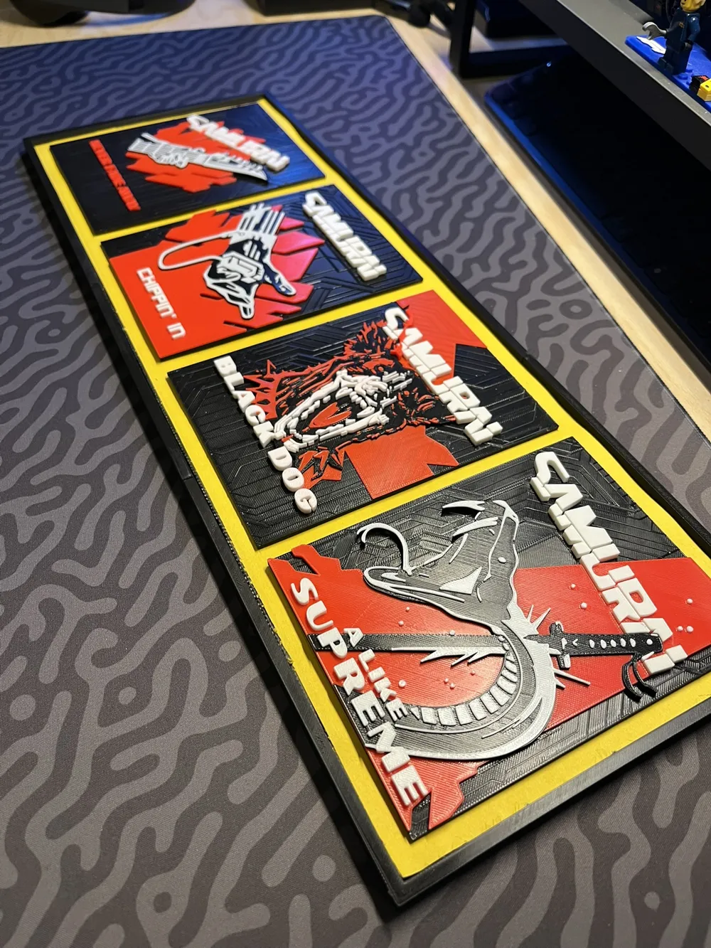 Cover Rame Samurai Album Covers Frame - Free 3D Print Model - MakerWorld