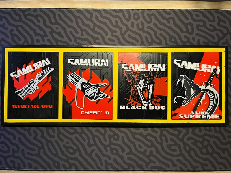 Samurai Album Covers Frame